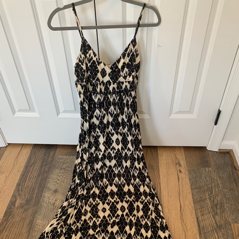 LOFT Maxi Patterned Dress
